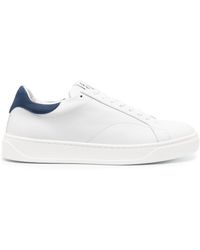Lanvin - Ddb0 Low-top Leather Sneakers - Lyst