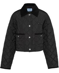 Prada - Giacca Re-Nylon Trapuntata - Lyst