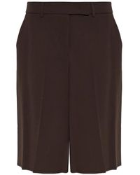 Akep - Pleat-Detail Tailored Shorts - Lyst