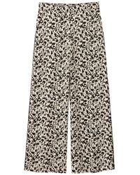 Ba&sh - Plyde Printed Wide-Leg Trousers - Lyst