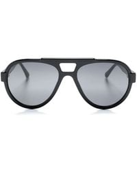 Linda Farrow - X The Attico Jurgen Pilot-Frame Sunglasses - Lyst