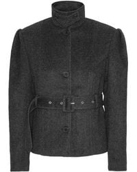 ROTATE BIRGER CHRISTENSEN - Veste Oversize À Taille Ceinturée - Lyst