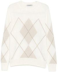 Fileria - Pull À Motif De Losanges - Lyst