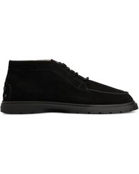 Tod's - Lace-up Suede Desert Boots - Lyst