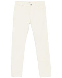 Jacob Cohen - Bard Logo-Patch Straight-Leg Trousers - Lyst