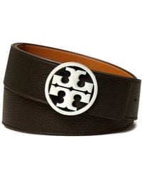 Tory Burch - Miller Reversible Leather Belt - Lyst