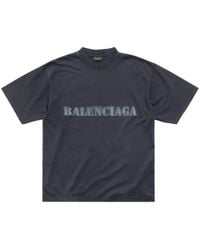 Balenciaga - Stencil Type T-shirt - Lyst
