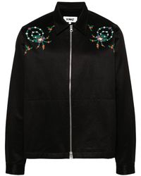 YMC - Bowie Floral-embroidered Jacket - Lyst