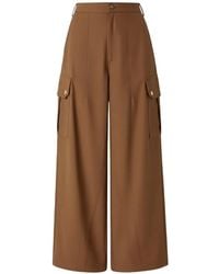 Pinko - Side-Pockets Cotton Trousers - Lyst
