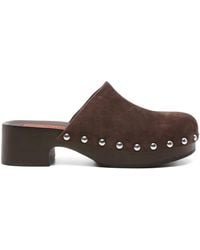 Simon Miller - Suede Clog Pumps - Lyst