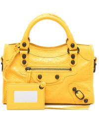 Balenciaga - Mini Le City Leather Tote Bag - Lyst