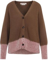 Marni - Vネック カーディガン - Lyst
