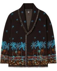 Alanui - Cardigan The Tale Of Hawaiian Con Frange - Lyst