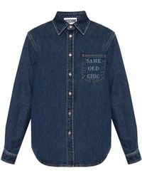 Moschino - Denim Shirt - Lyst