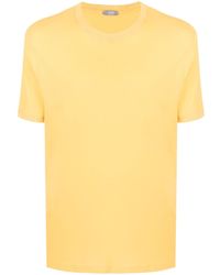 Zanone - Plain Cotton T-shirt - Lyst