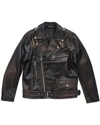 HTC - Mick Fringe-Detail Leather Jacket - Lyst
