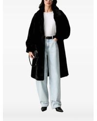 Silvian Heach - Manteau En Fourrure Artificielle À Simple Boutonnage - Lyst