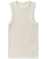Low Classic - Top de punto con cuello redondo - Lyst