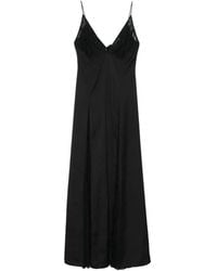 The New Arrivals Ilkyaz Ozel - Robe Longue En Dentelle À Col V - Lyst