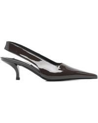 TOTEME - Slingback Calf Leather Pumps - Lyst
