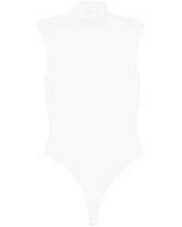 Wardrobe NYC - X Rhw High-Neck Sleeveless Bodysuit - Lyst