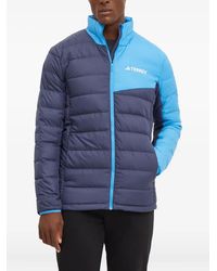 adidas - Two-Tone Quilted-Design Jacket - Lyst