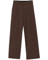 Dondup - Pleated Straight-Leg Trousers - Lyst