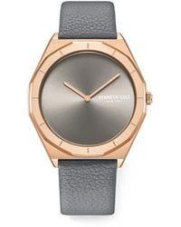 Kenneth Cole - Montre Classic Mm À Bride En Cuir - Lyst