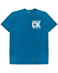Calvin Klein - Logo-Print T-Shirt - Lyst