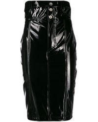 Unravel Project High-waisted Pencil Skirt - Black