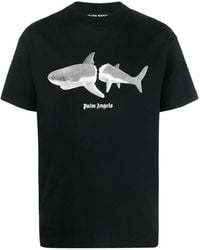 Palm Angels - Shark Classic T-shirt - Lyst