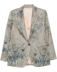 forte_forte - Le Bambou Secret Single-Breasted Blazer - Lyst
