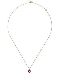 Pascale Monvoisin - 9Kt Orso Diamond And Ruby Necklace - Lyst