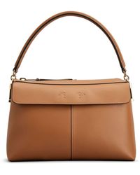 Tod's - Small T Case Boston Leather Shoulder Bag - Lyst
