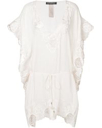 Marlies Dekkers La Flor Geschulpte Gordel Kaftan - Wit