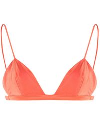 JADE Swim - Top de bikini con copa triangular - Lyst