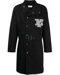 Honey Fucking Dijon - Slogan-Print Cotton Coat - Lyst
