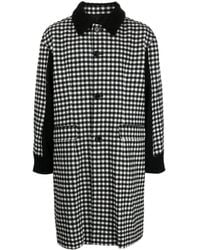 Undercover - Cappotto Monopetto A Quadri - Lyst