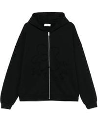 flâneur - Hoodie mit Blüten-Patches - Lyst