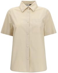 Loewe - Camicia Con Ricamo Anagram - Lyst