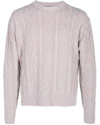 Alex Mill - Cable-Knit Crew-Neck Sweater - Lyst