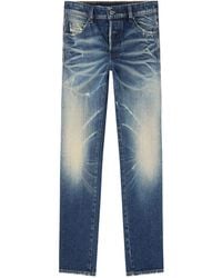 DIESEL - Sanded Slub Texture Jeans - Lyst