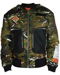 Heron Preston - Camouflage-Print Bomber Jacket - Lyst