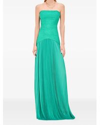 Alexis - Sunniva Pleated Strapless Maxi Dress - Lyst