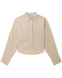Herskind - Cotton Cropped Shirt - Lyst