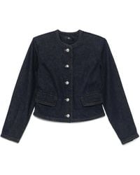 7 For All Mankind - Denim Jacket - Lyst