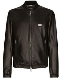 Dolce & Gabbana - Bomberjack Met Logopatch - Lyst