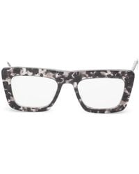 Thom Browne - Lunettes De Vue À Effet Écailles De Tortue - Lyst