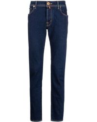 Jacob Cohen - Nick Logo-patch Slim-fit Jeans - Lyst