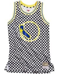 Mitchell & Ness - Nba Golden State Warriors チェック トップ - Lyst